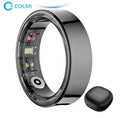 2024 COLMI R09 Smart Ring Men Women with Charging Case, Body Temperature Health and Sleep Monitor